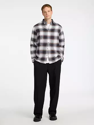 SELECTED | Chemise en flanelle slim fit SLHSLIMOWEN | weiss